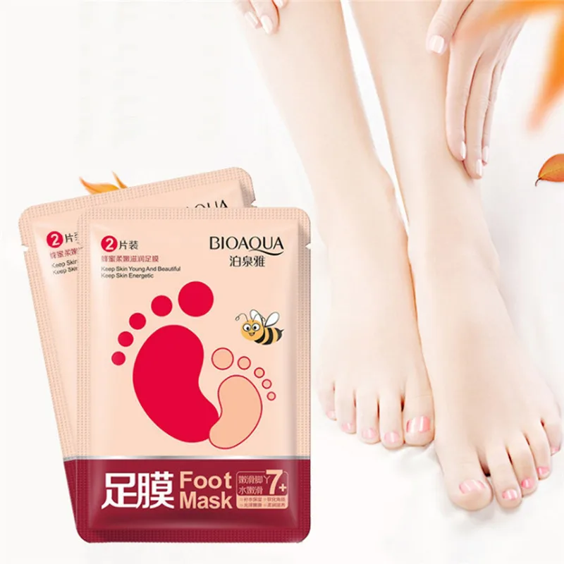 Foot Mask Peeling - 2 unidades/pacote Máscara Esfoliante para Pés,