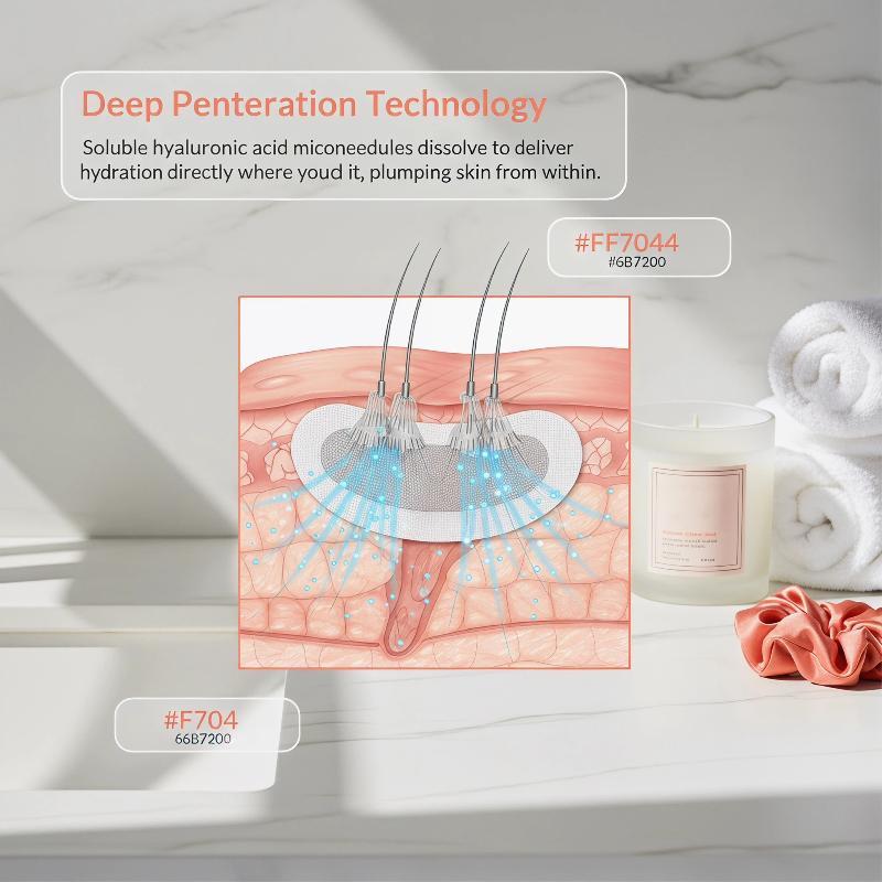 Microneedle Patch Eye - Patches Hidratantes para os Olhos com