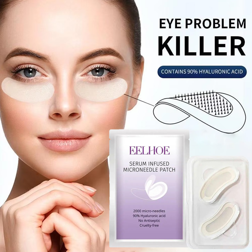 Microneedle Patch Eye - 1 par de máscara de microagulha