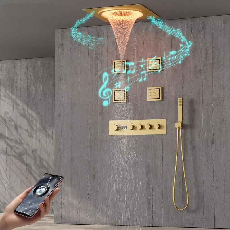 Conjunto de Chuveiro LED Intel - Spa&Wellness Earth City Шелепиха avaliação e preço