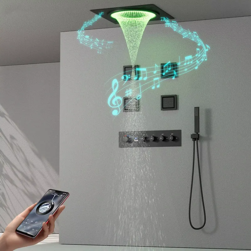 Conjunto de Chuveiro LED Intel - Spa&Wellness Earth City Шелепиха avaliação e preço