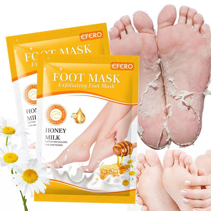 1 Pacote = 1 Par de Máscara de - Foot Mask Peeling avaliação e preço