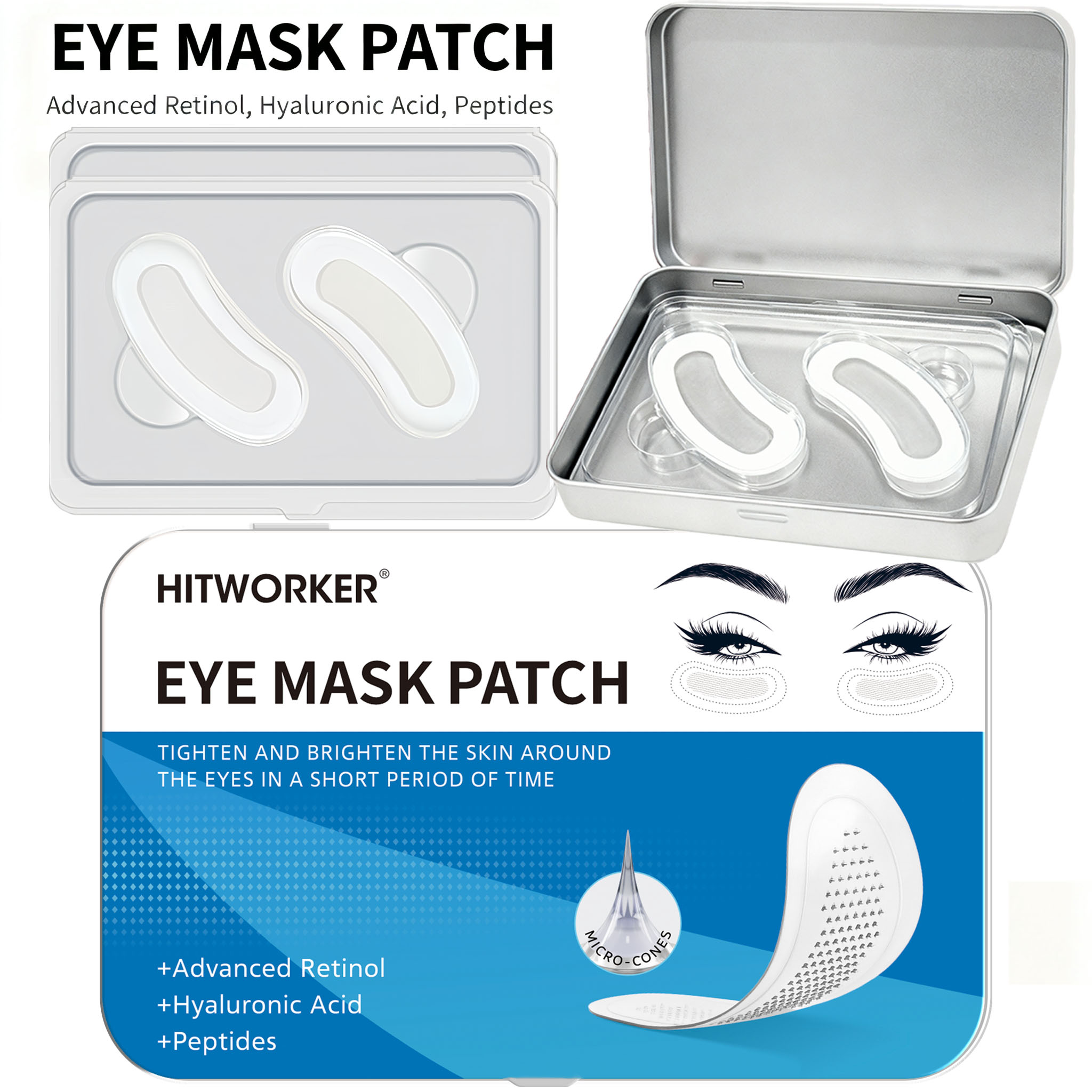 Patches de Hidrogel para Limpe - Microneedle Patch Eye avaliação e preço