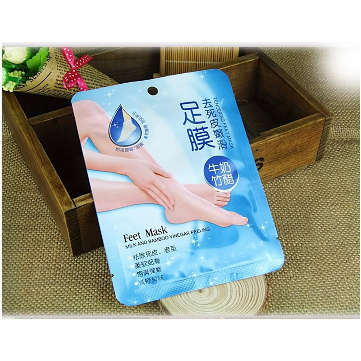 Máscara para os Pés com 14 Peç - Foot Mask Peeling avaliação e preço