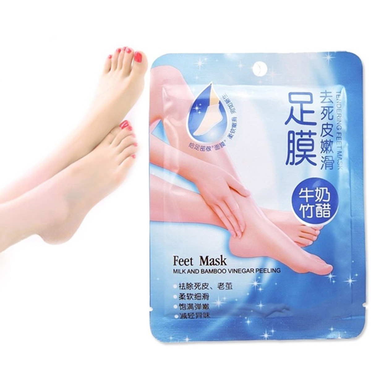 Máscara para os Pés com 14 Peç - Foot Mask Peeling avaliação e preço
