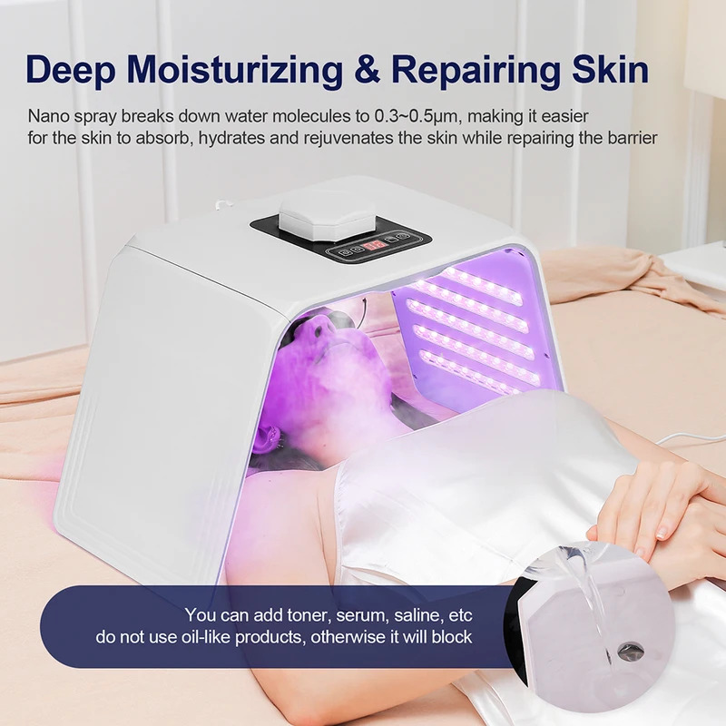 7 cores LED Photon Beauty Mask - Spa&Wellness Earth City Шелепиха avaliação e preço
