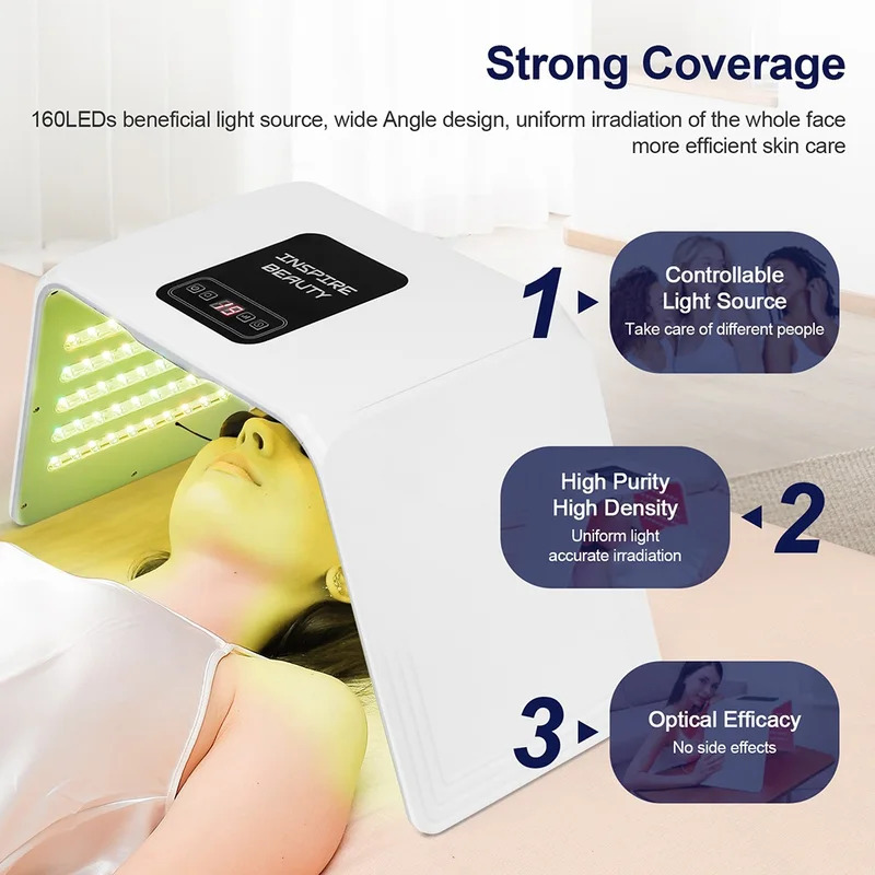 7 cores LED Photon Beauty Mask - Spa&Wellness Earth City Шелепиха avaliação e preço
