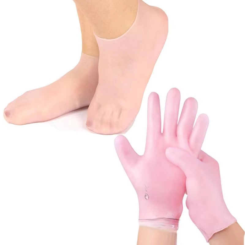 1 par de meias de silicone par - Foot Mask Peeling avaliação e preço